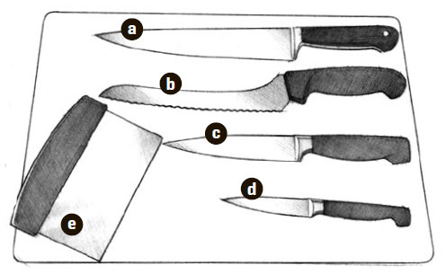 the four and a half essential knives